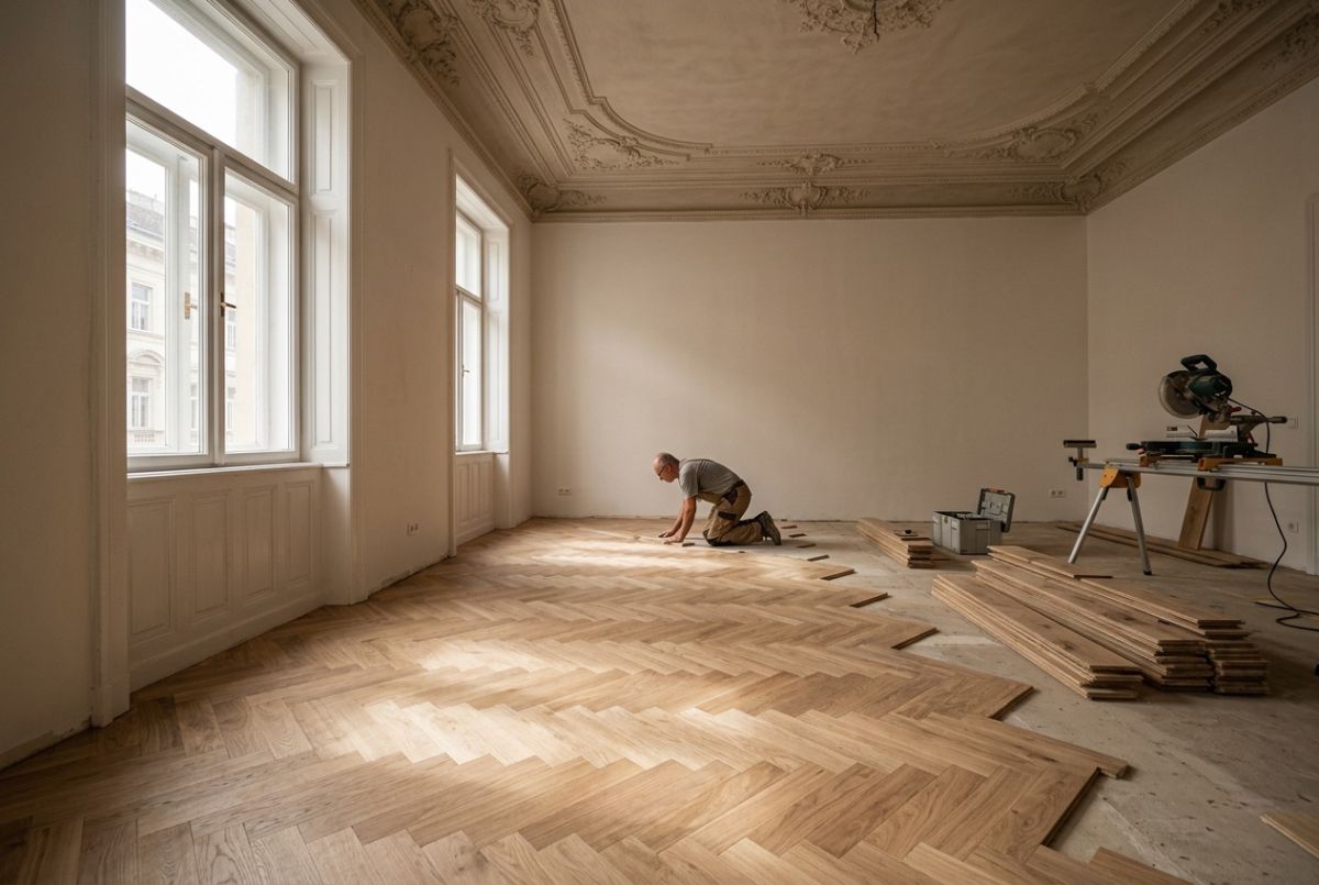 Tischlermeister Gerhard Krawarik in seiner Werkstatt