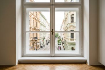 Klassische Kastenfenster im Wiener Altbau